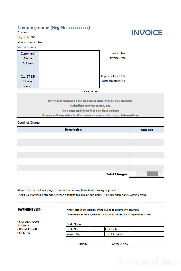 Free Web Design Invoice Template For Web Design Invoice Template Word