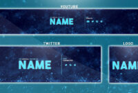 Free Youtube Banner Template | Photoshop (Banner + Logo + Twitter Psd) 2016 in Banner Template For Photoshop
