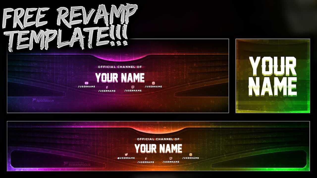 Free Youtube Banner + Twitter Header Template Psd – Free Download – Free Gfx In Twitter Banner Template Psd