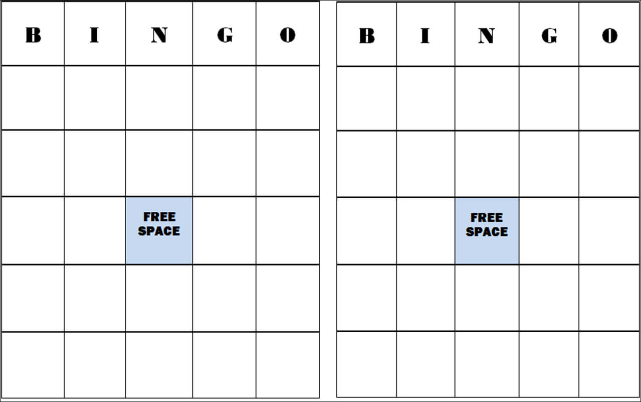 Free+Blank+Bingo+Card+Template | Classroom Stuff | Bingo In Bingo Card ...