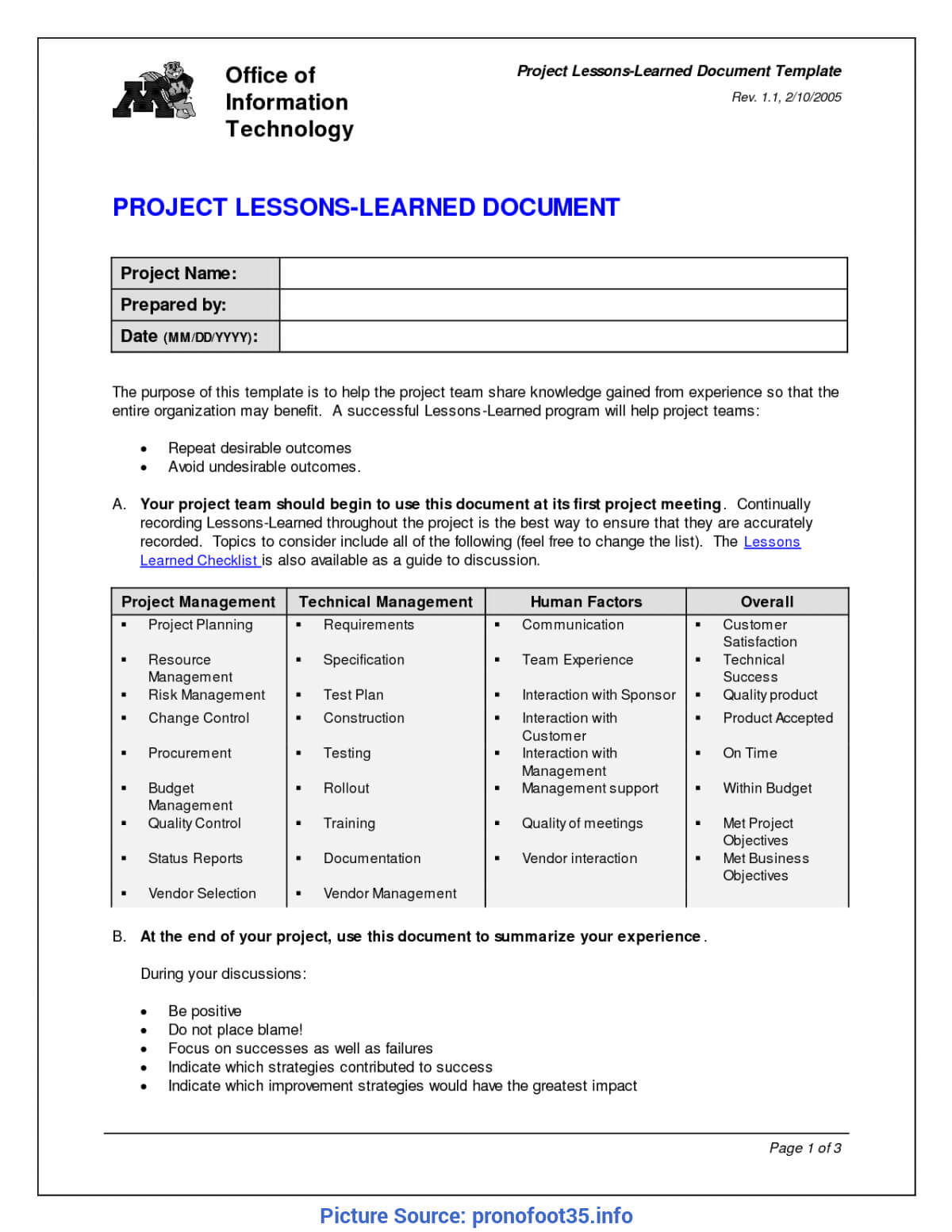 Fresh Project Management Lessons Learned Report Lessons With Lessons Learnt Report Template