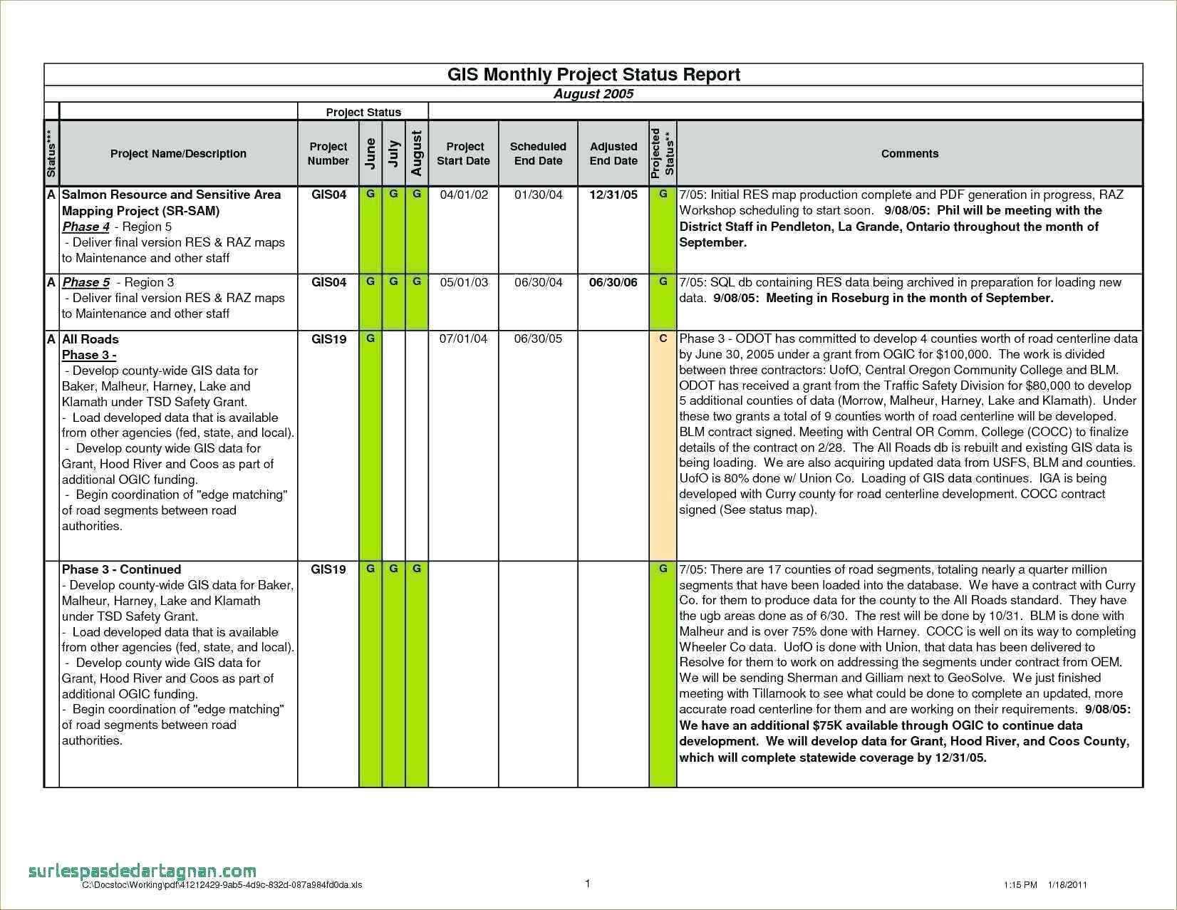 Frightening Status Report Template Excel Ideas Daily Monthly In Project Status Report Template In Excel