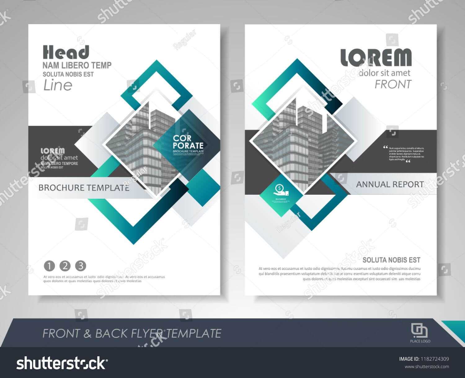 Front And Back Page Annual Report Brochure Flyer Design Inside Cover Page For Annual Report Template