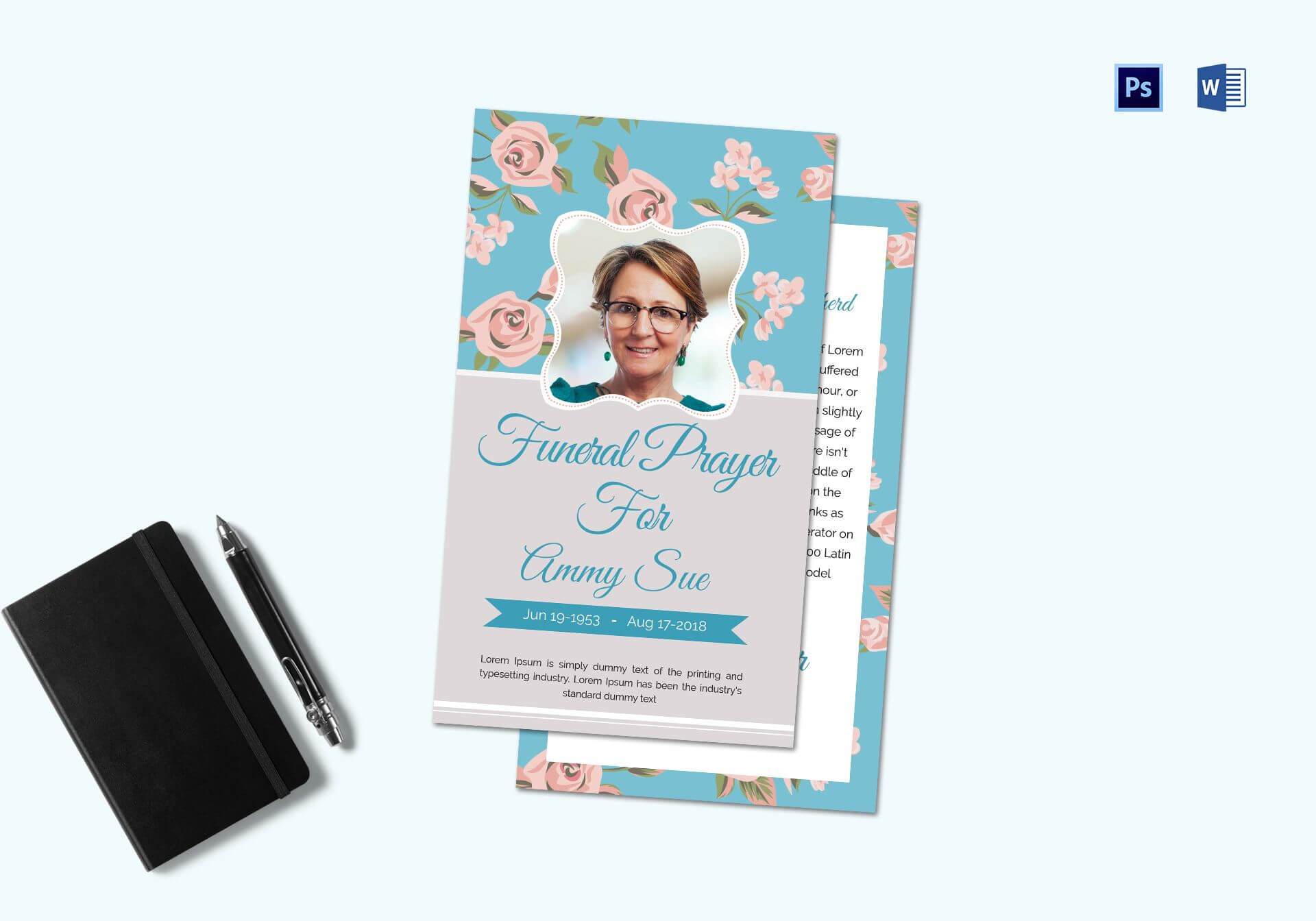 Funeral Request Prayer Card Template In Prayer Card Template For Word