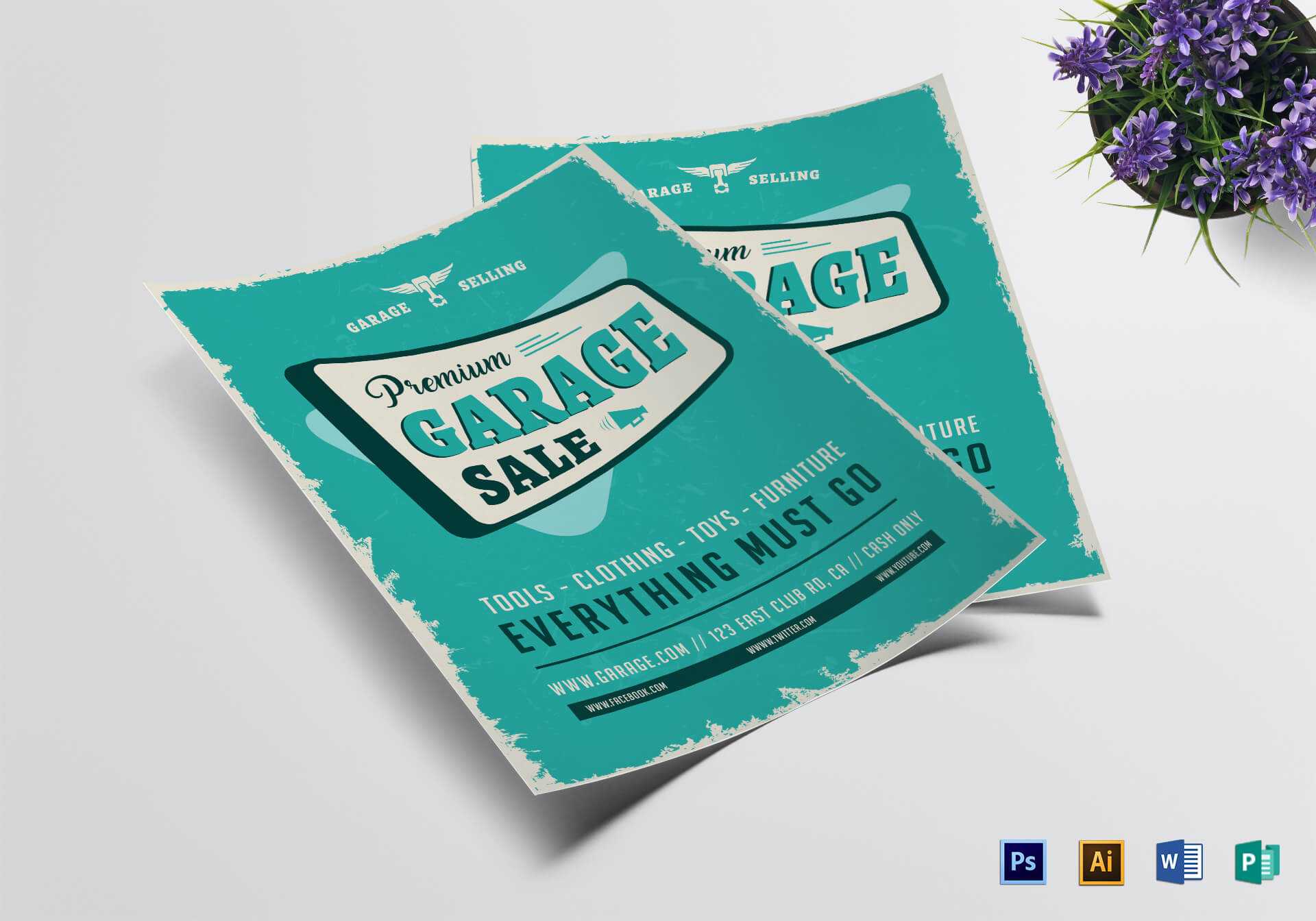 Garage Sale Flyer Template Inside Garage Sale Flyer Template Word