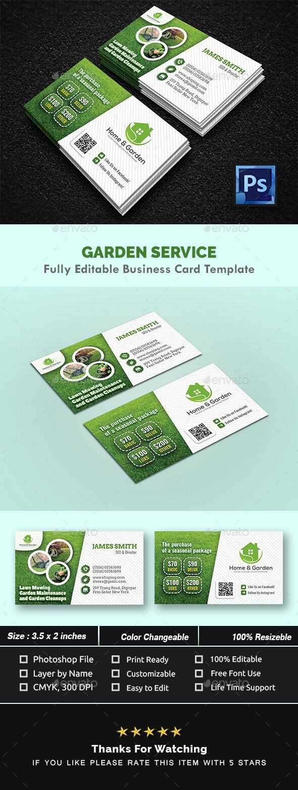 Garden Landscape Business Card Templates – Creative Business Throughout Gardening Business Cards Templates