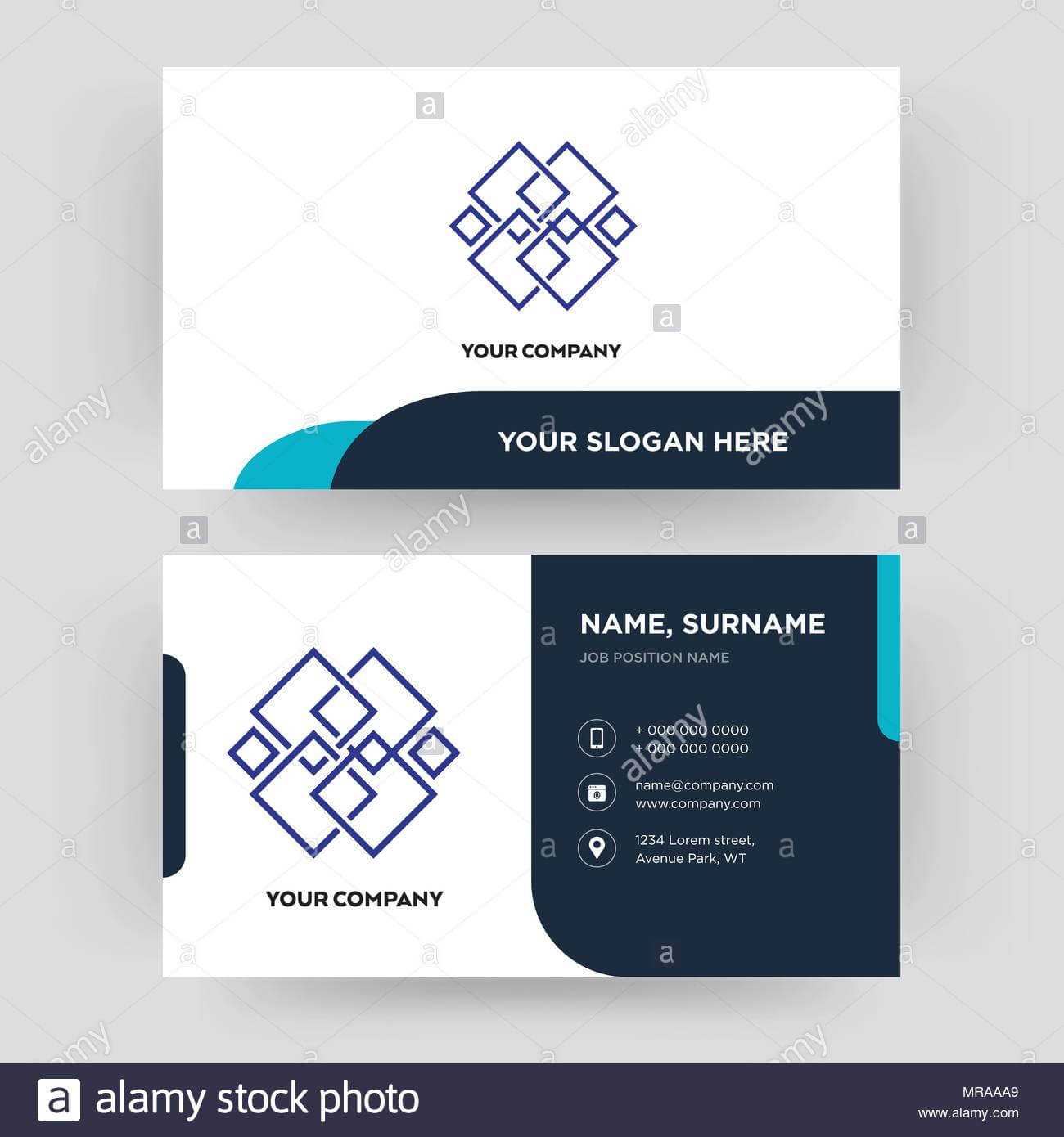 Generic, Business Card Design Template, Visiting For Your Regarding Generic Business Card Template