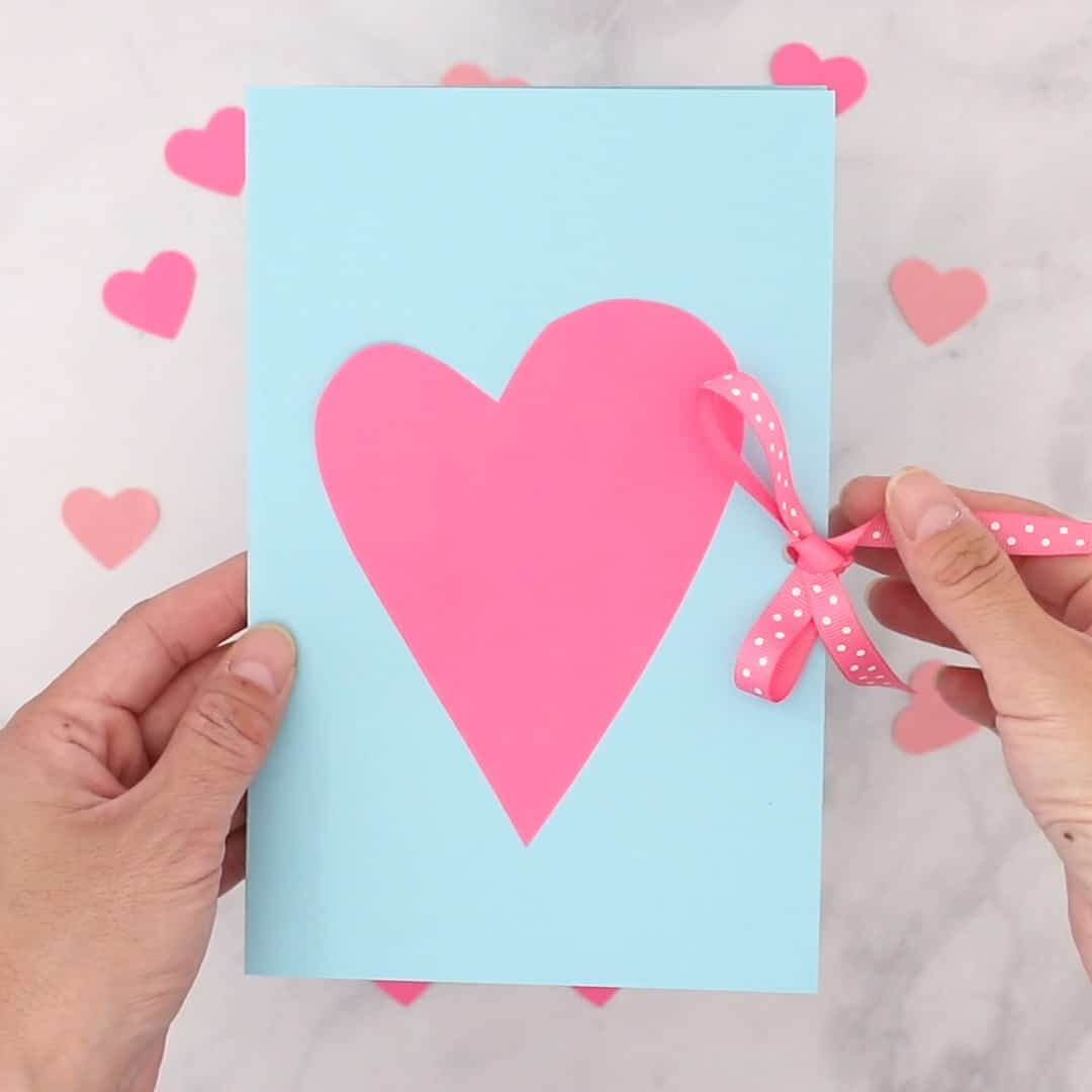 Get The Free Template To Make This Easy Heart Pop Up Card Inside Heart Pop Up Card Template Free