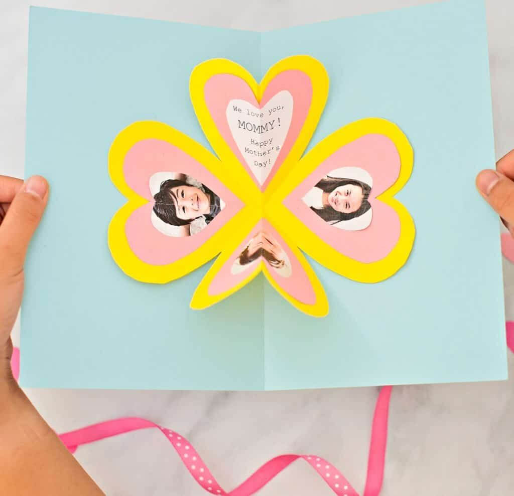 Get The Free Template To Make This Easy Heart Pop Up Card Intended For Heart Pop Up Card Template Free