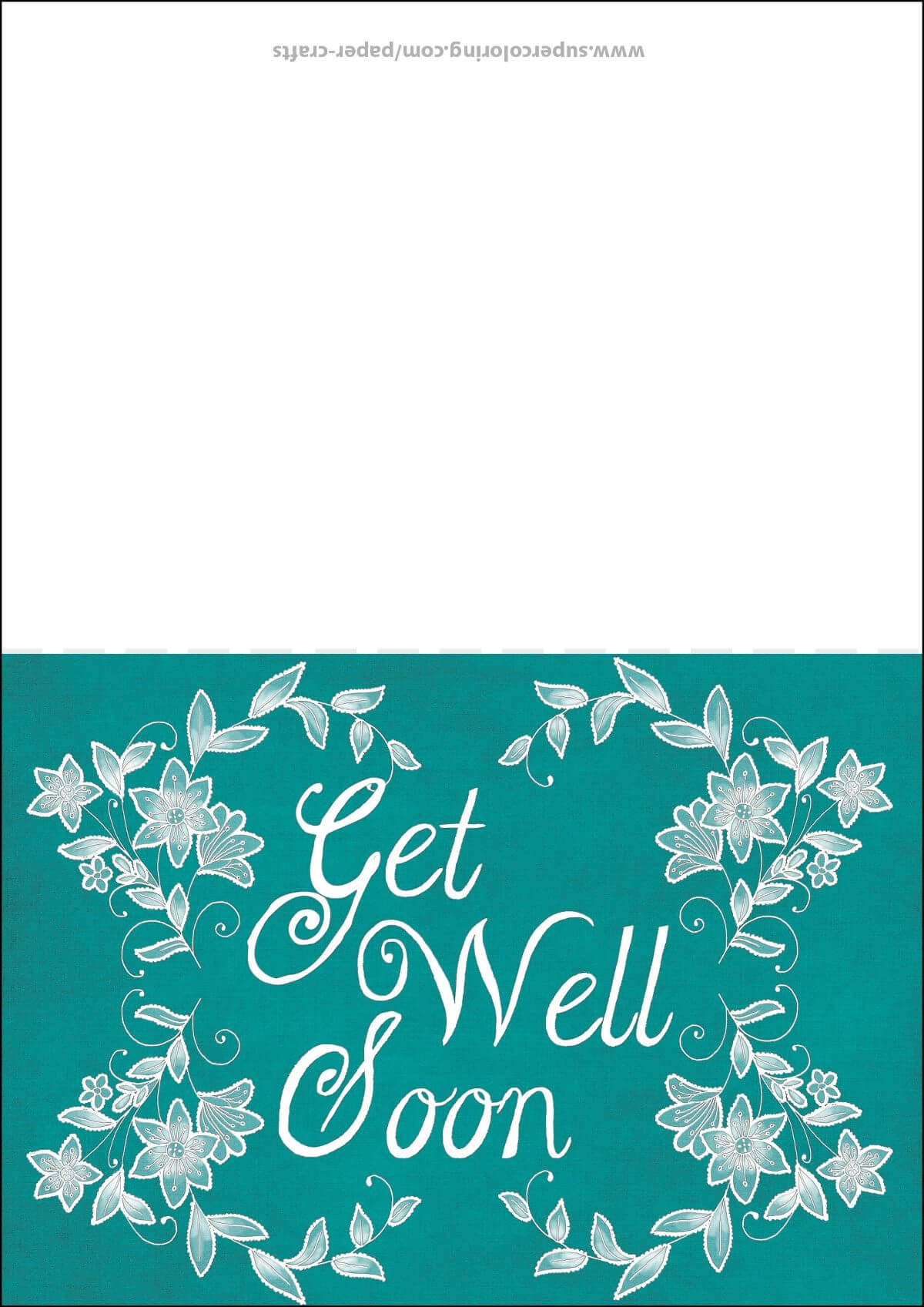 Get Well Soon Card Template | Free Printable Papercraft For Get Well Soon Card Template