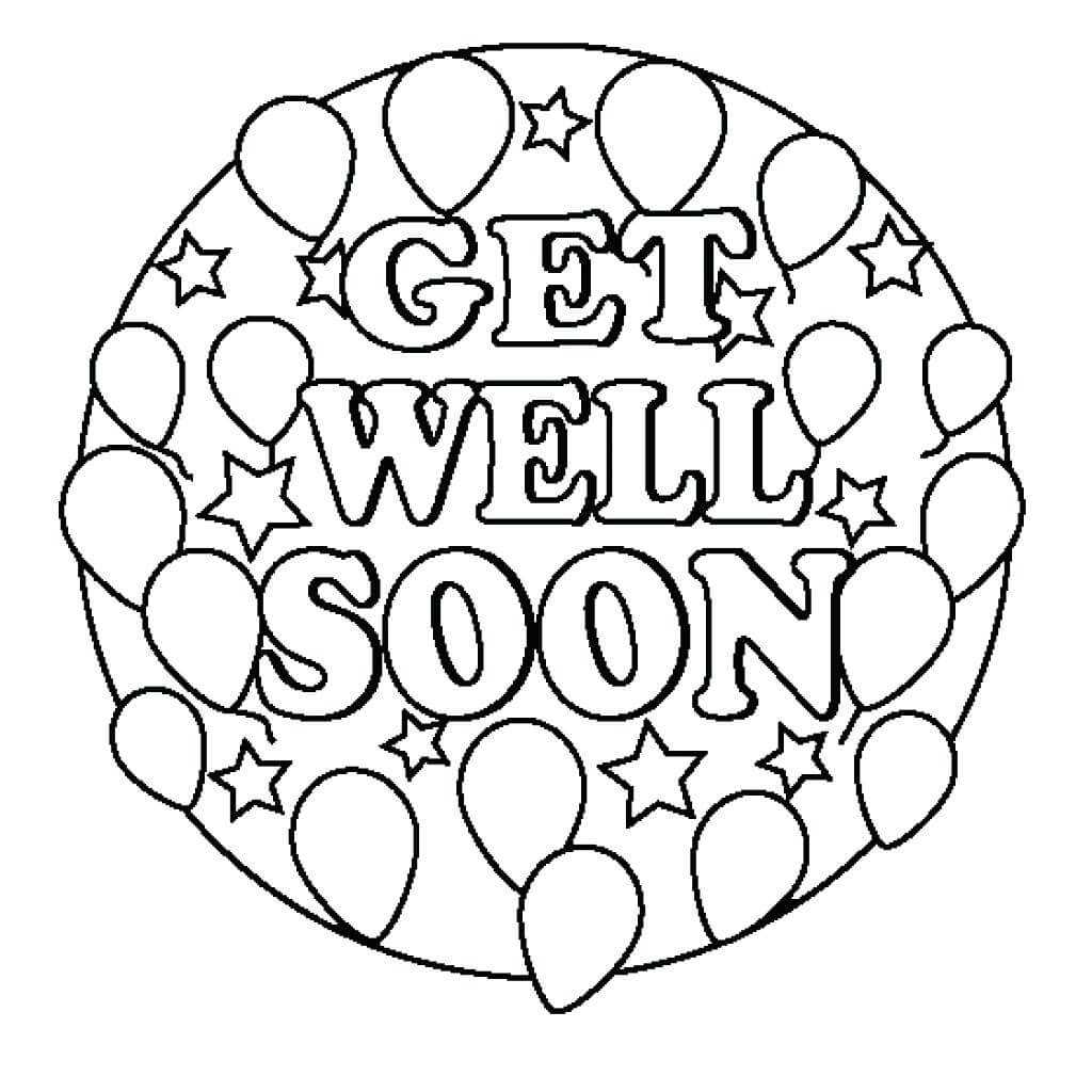 Get Well Soon Cards Coloring Printable – Champprint.co Intended For Get Well Soon Card Template