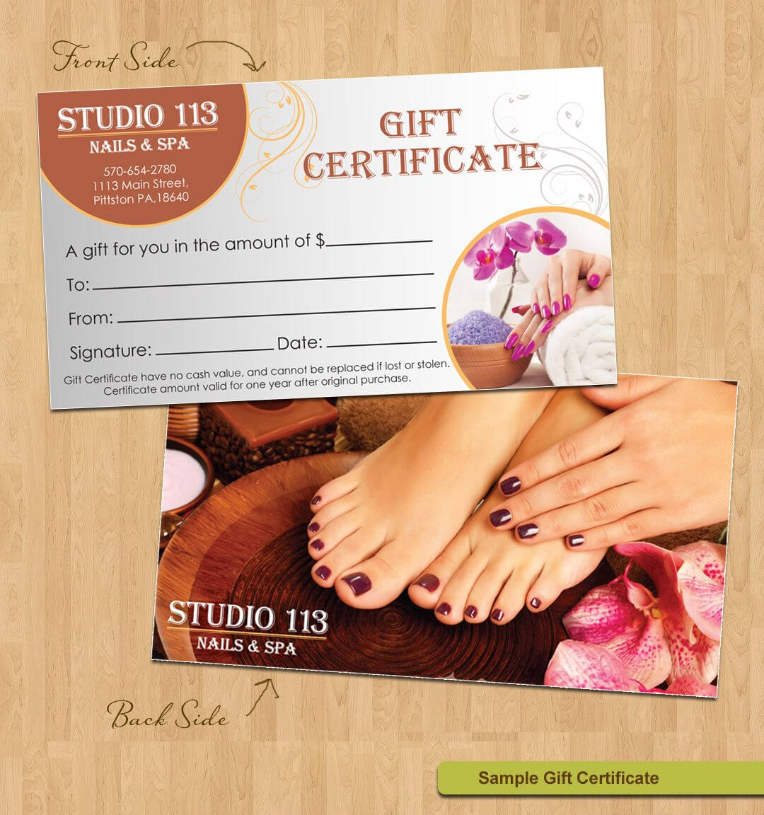 Gift Certificate For Viva Nails In Brentwood | Wishlist Regarding Nail Gift Certificate Template Free