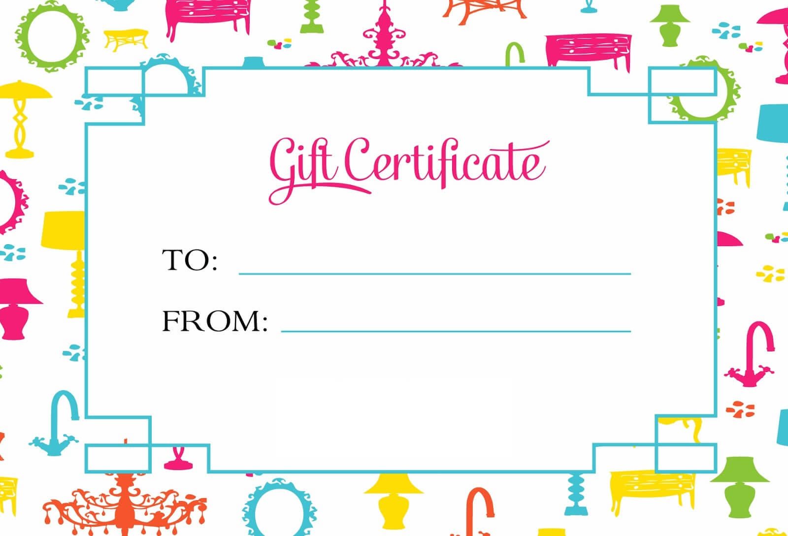 Gift Certificate Template For Kids Blanks | Loving Printable In Kids Gift Certificate Template