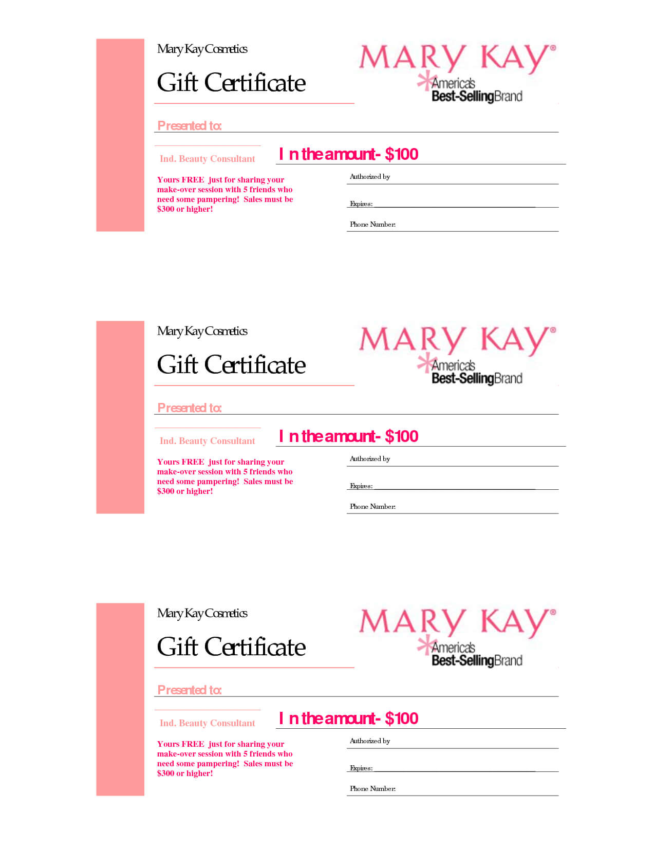 Gift Certificates | Mary Kay Gift Certificate! In 2019 Regarding Yoga Gift Certificate Template Free