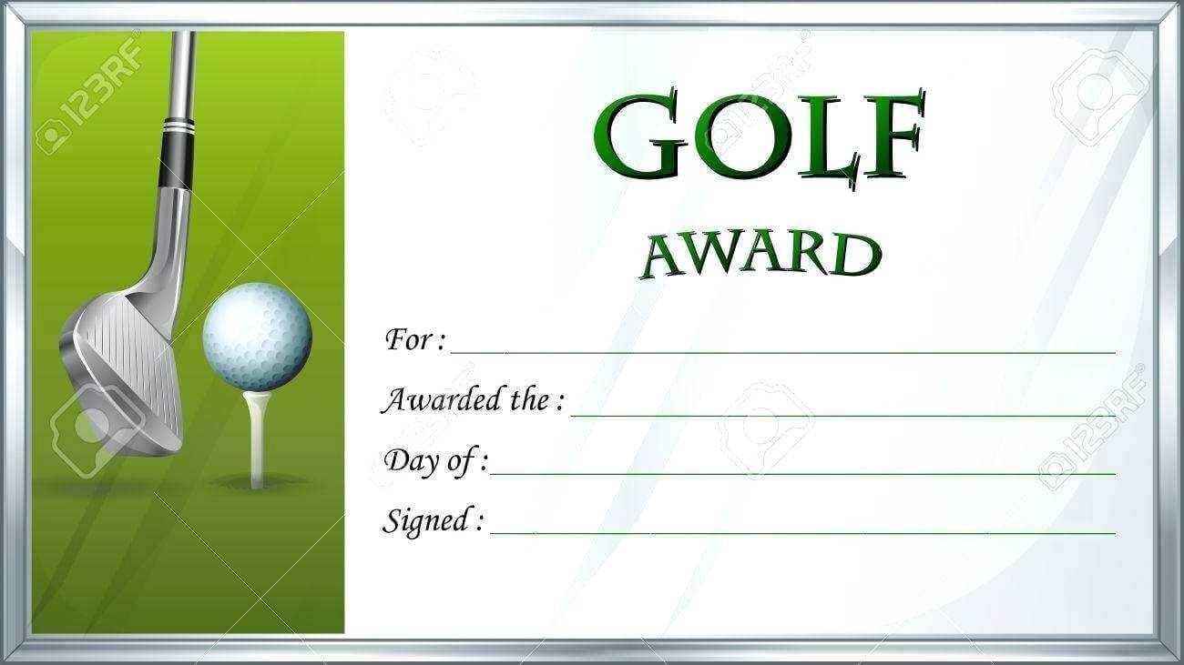 Golf Gift Certificate Template Basic Free Gift Certificate Regarding Golf Gift Certificate Template