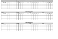 Golf Score Card Template | Golf Score, Golf Crafts, Cup within Golf Score Cards Template