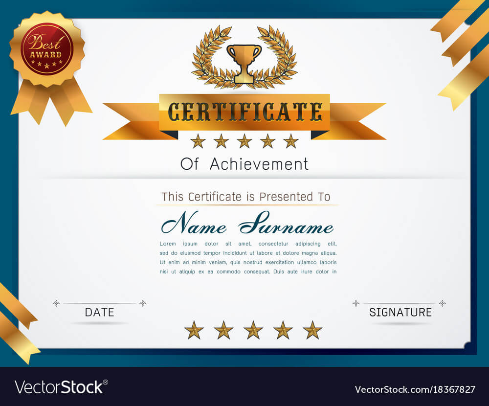 Graceful Certificate Template In Qualification Certificate Template