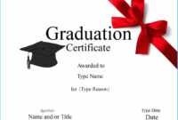 Graduation Gift Certificate Template Free #9535 for Graduation Gift Certificate Template Free