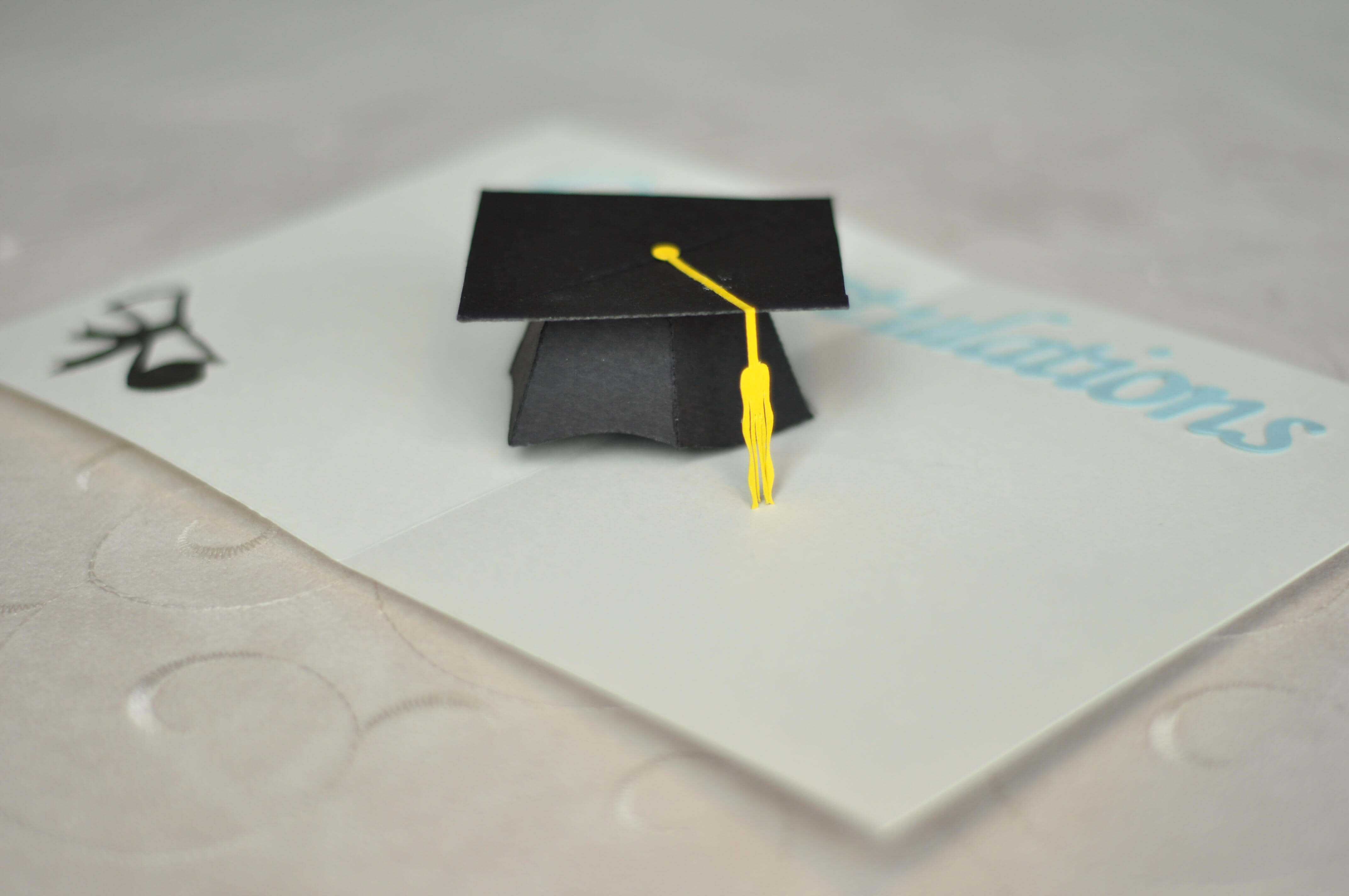 Graduation Pop Up Card: 3D Cap Tutorial – Creative Pop Up Cards Pertaining To Graduation Pop Up Card Template