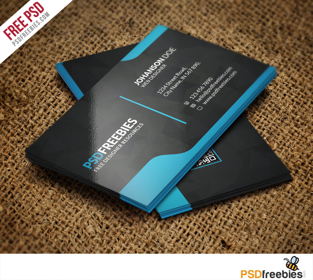 Graphic Designer Business Card Template Free Psd Intended For Visiting Card Psd Template Free Download