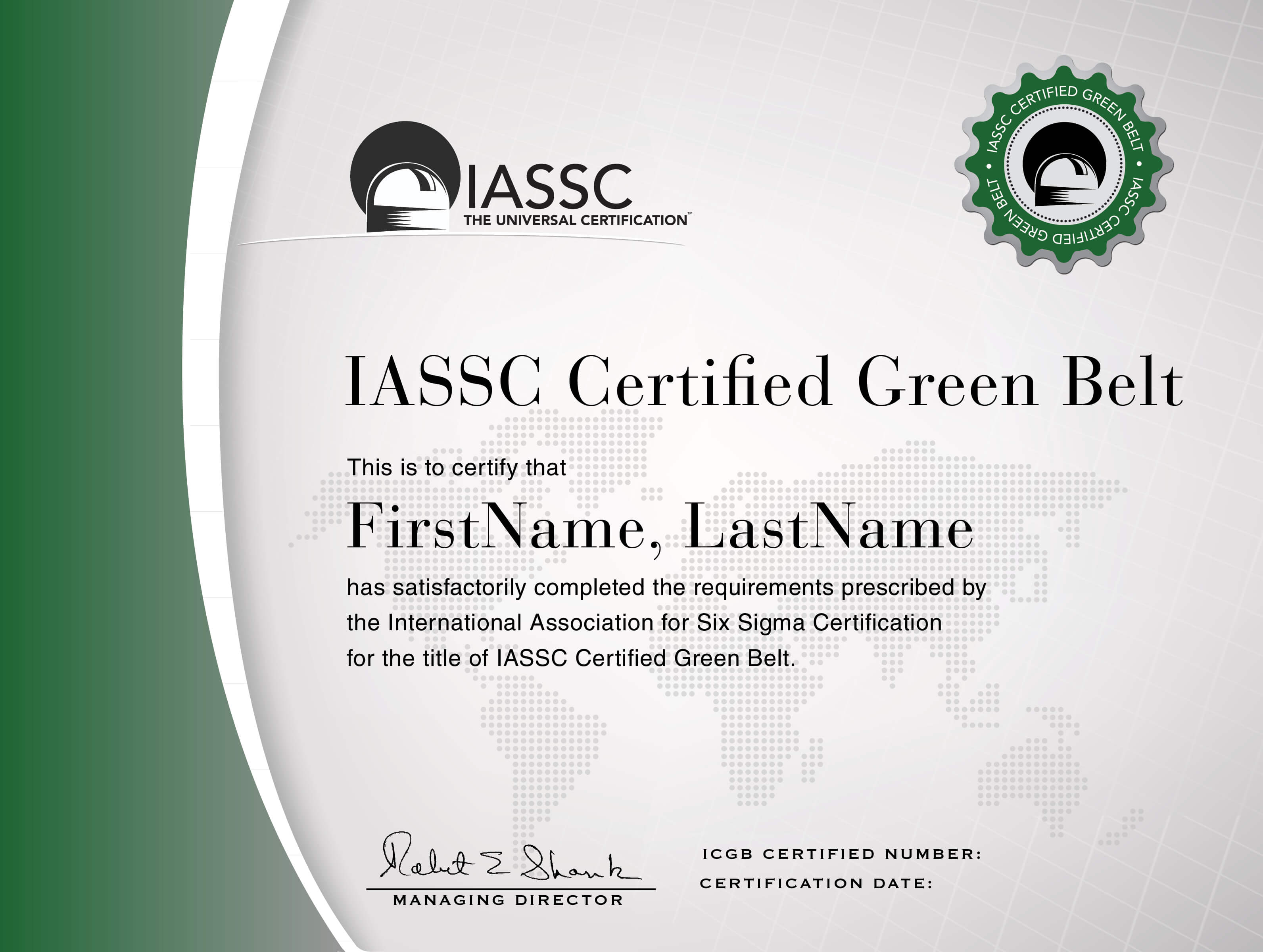 Green Belt Certification | Lean Six Sigma, Six Sigma Tools Throughout Green Belt Certificate Template