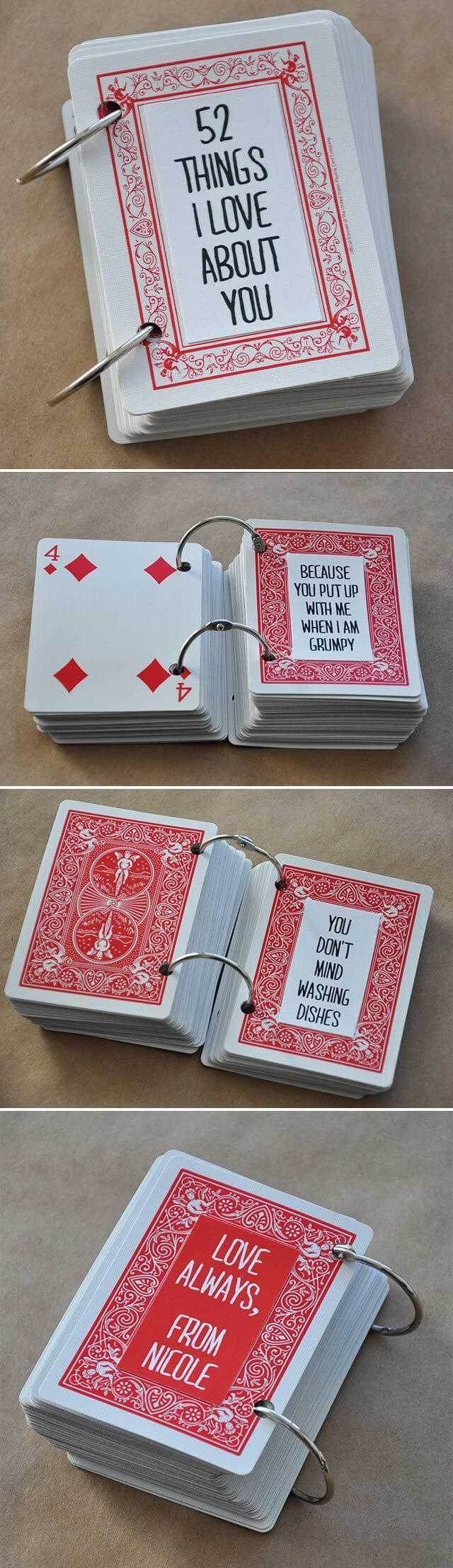 Hanna Megan (Hanna Garcia77) On Pinterest With Regard To 52 Things I Love About You Deck Of Cards Template