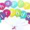 Happy Birthday Banner Diy Template | Balloon Birthday Banner in Diy Birthday Banner Template