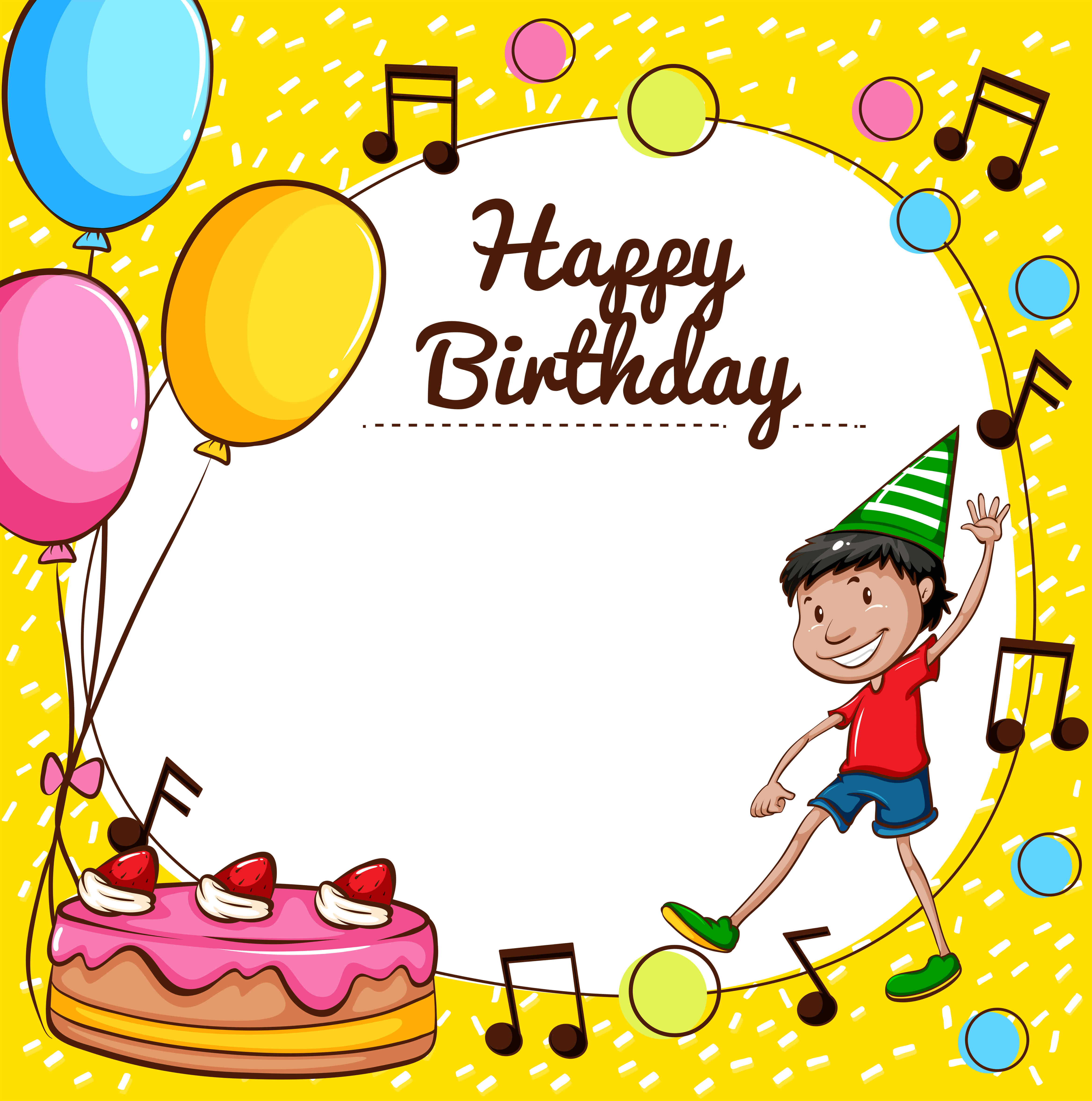 Happy Birthday Template Free Vector Art – (1,622 Free Downloads) Throughout Free Happy Birthday Banner Templates Download