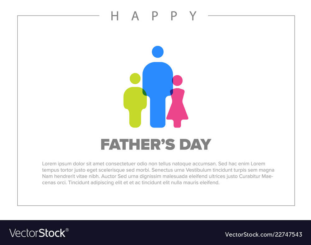 Happy Fathers Day Card Template In Fathers Day Card Template