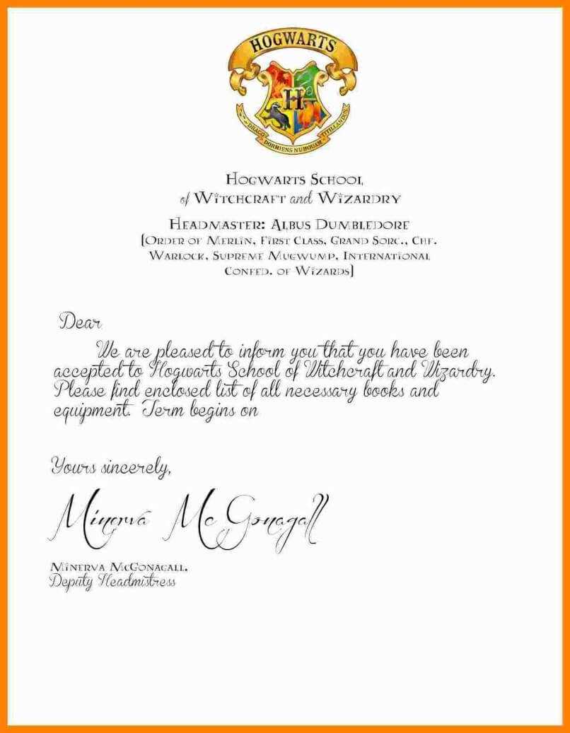 Harry Potter Certificate Template Printable – Cover Letter With Harry Potter Certificate Template