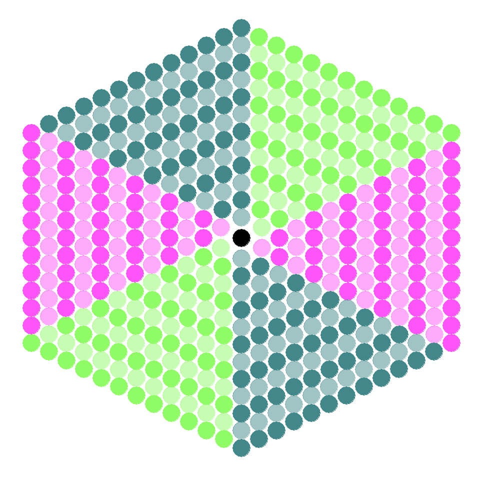 Hexagon Patterns With R – Data Chips Throughout Blank Perler Bead Template