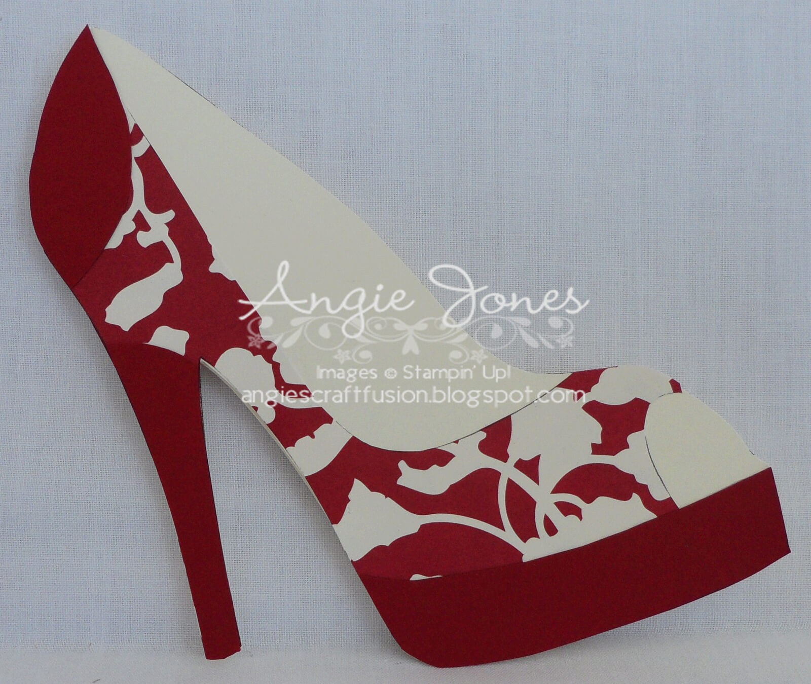 High Heel Shoe Card | Shoe Decor | Paper Shoes, Shoe With High Heel Shoe Template For Card