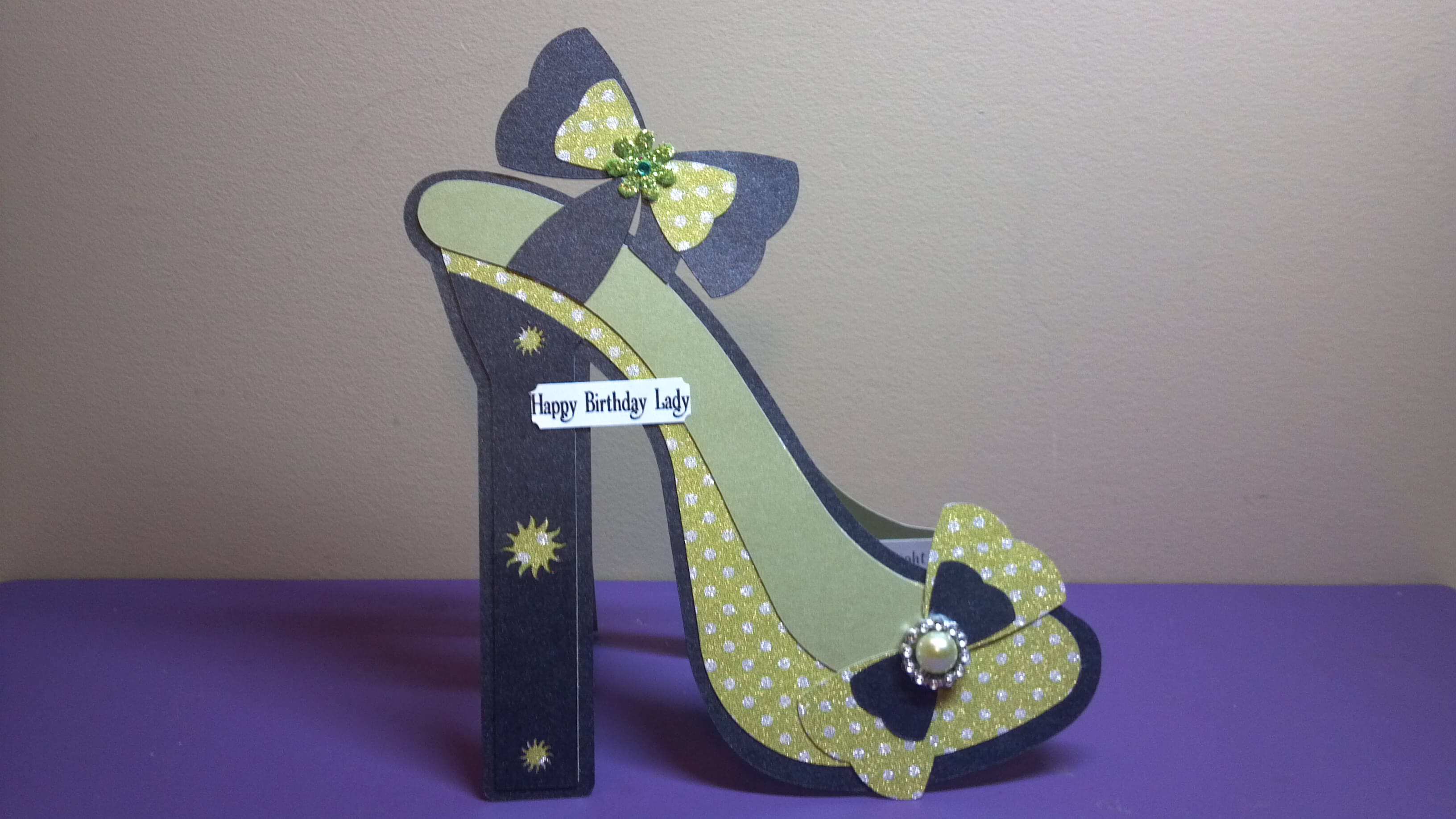 High Heel Shoe Card | The Sewgood Crafter Within High Heel Shoe Template For Card