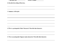 High School Book Report Worksheets | High School Books for High School Book Report Template