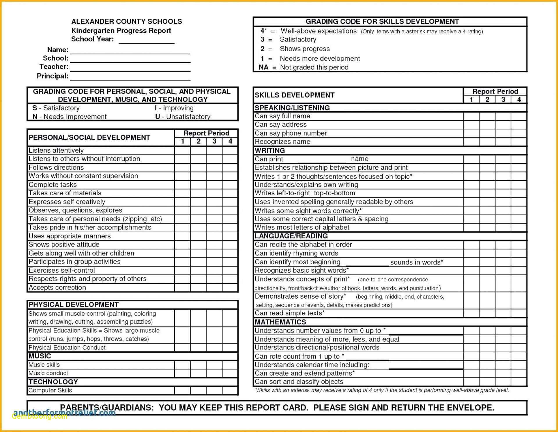 High School Report Card Template Google Docs Secondary Inside Middle School Report Card Template