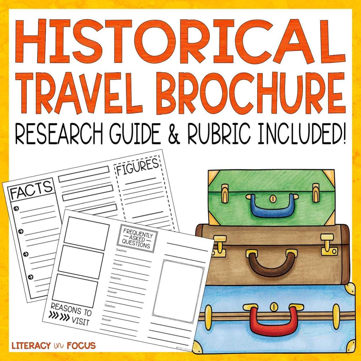 Historical Travel Brochure And Research Project | Literacy Throughout Brochure Rubric Template