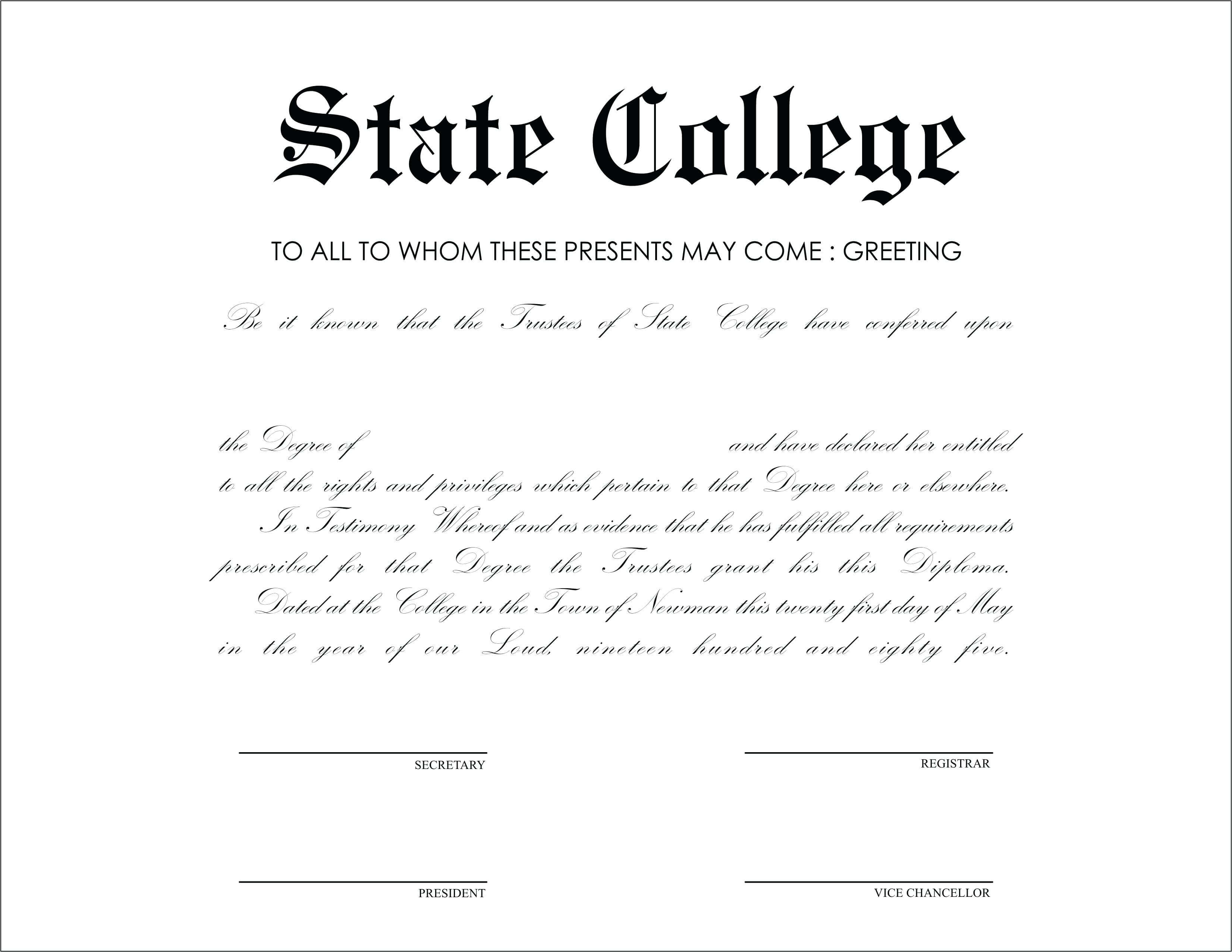 Honorary Diploma Template – Goodwincolor.co Intended For Doctorate Certificate Template