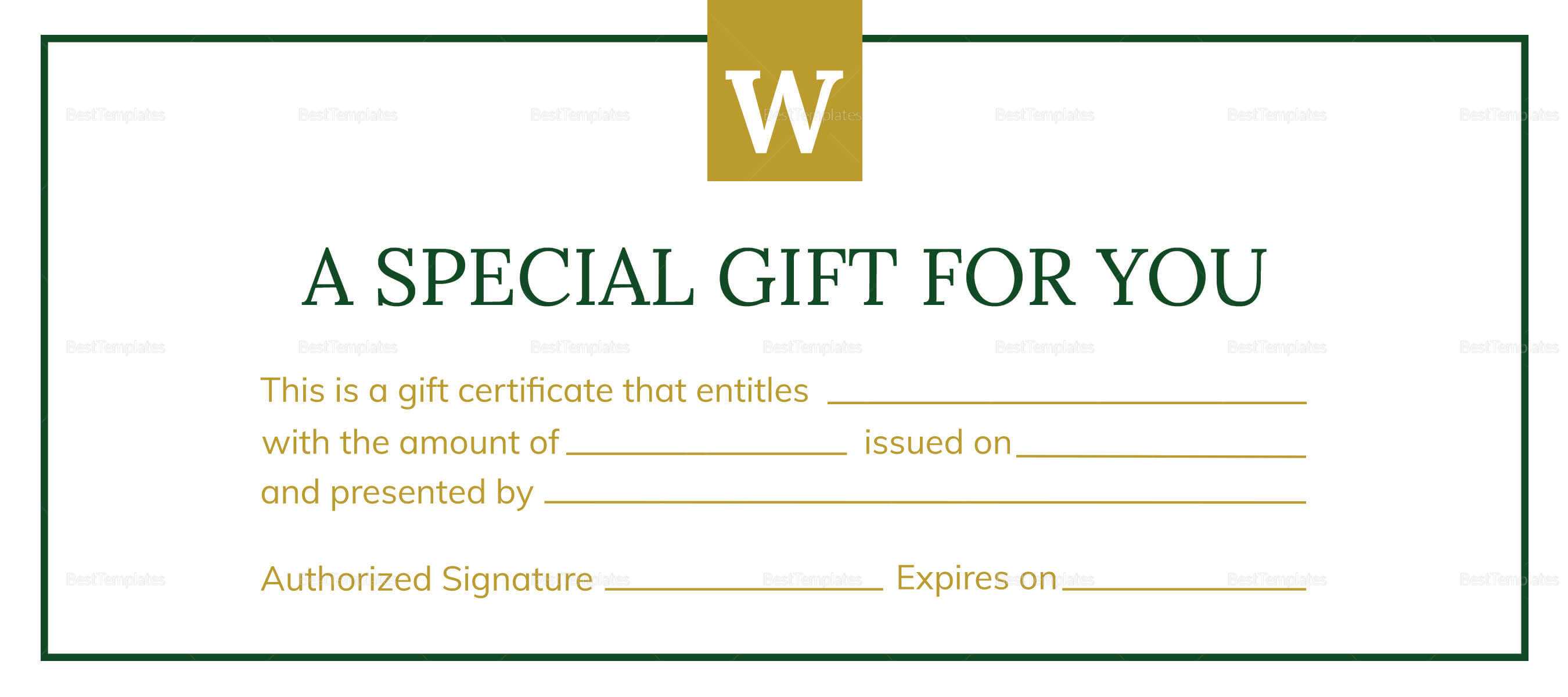 Hotel Gift Certificate Template Intended For Gift Certificate Template Indesign