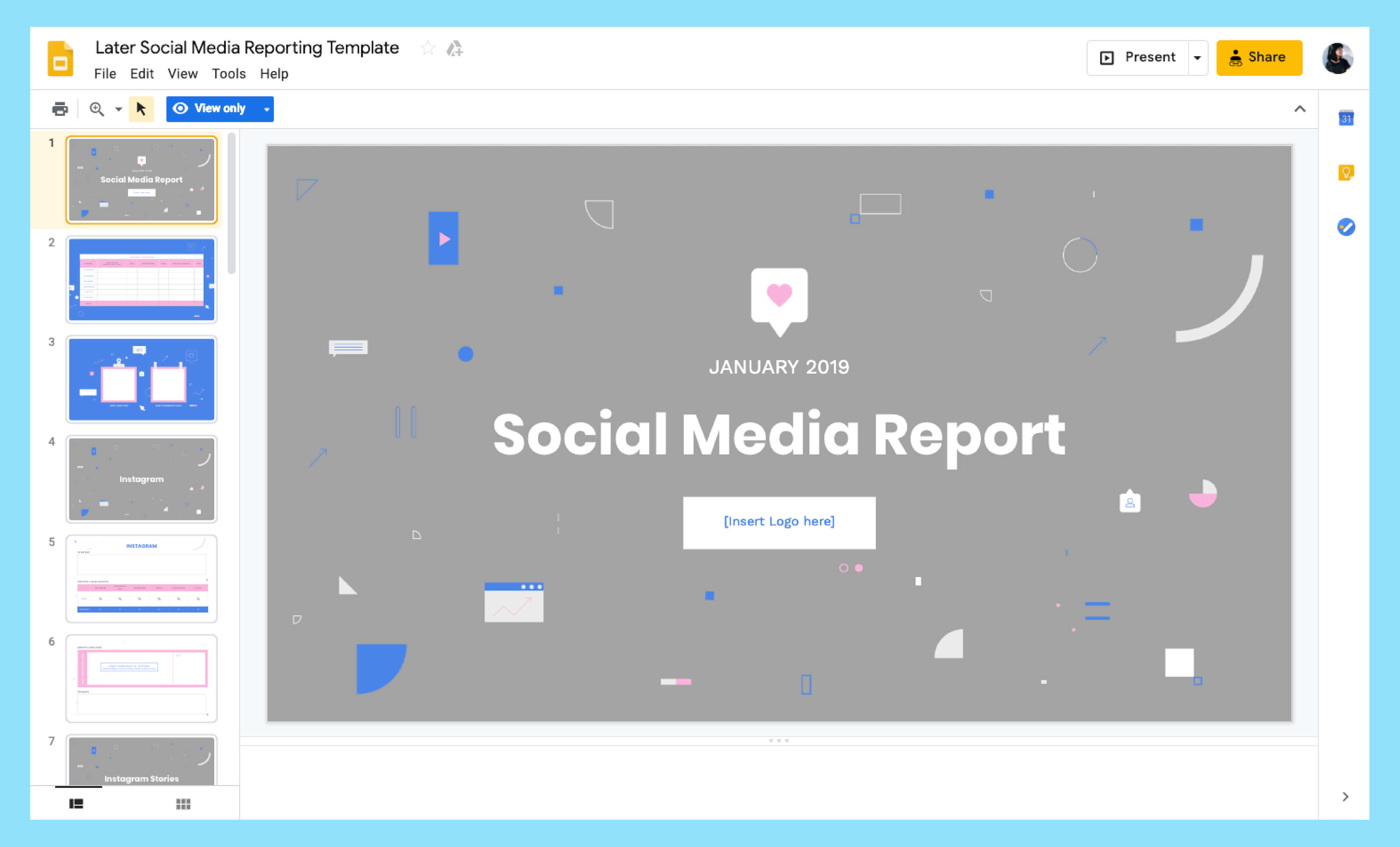 How To Build A Monthly Social Media Report Within Weekly Social Media Report Template