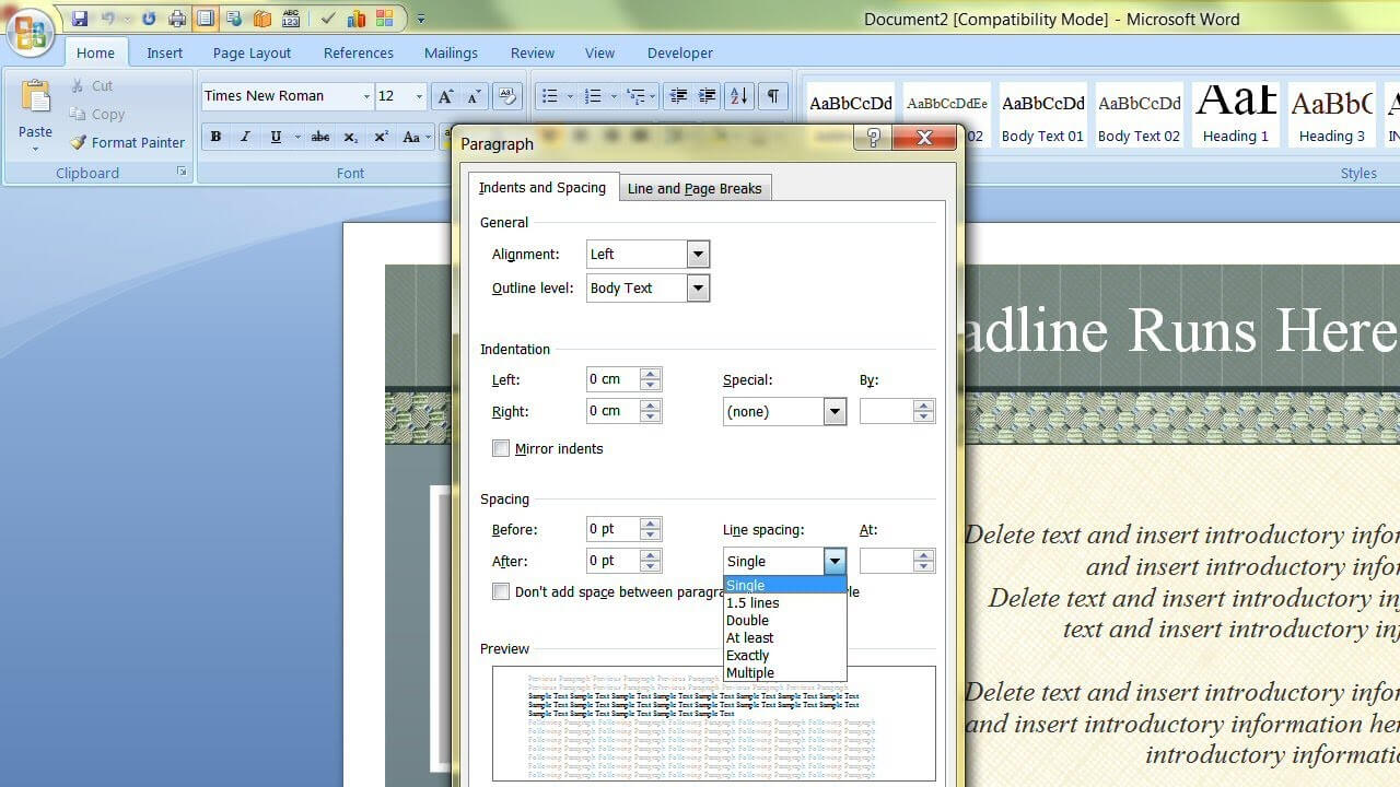How To Change The Default Template In Microsoft Word Intended For How To Insert Template In Word