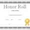 How To Craft A Professional-Looking Honor Roll Certificate pertaining to Honor Roll Certificate Template