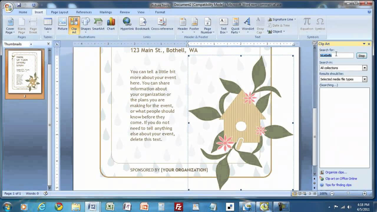 How To Create A Flyer In Ms Word.mp4 With Templates For Flyers In Word