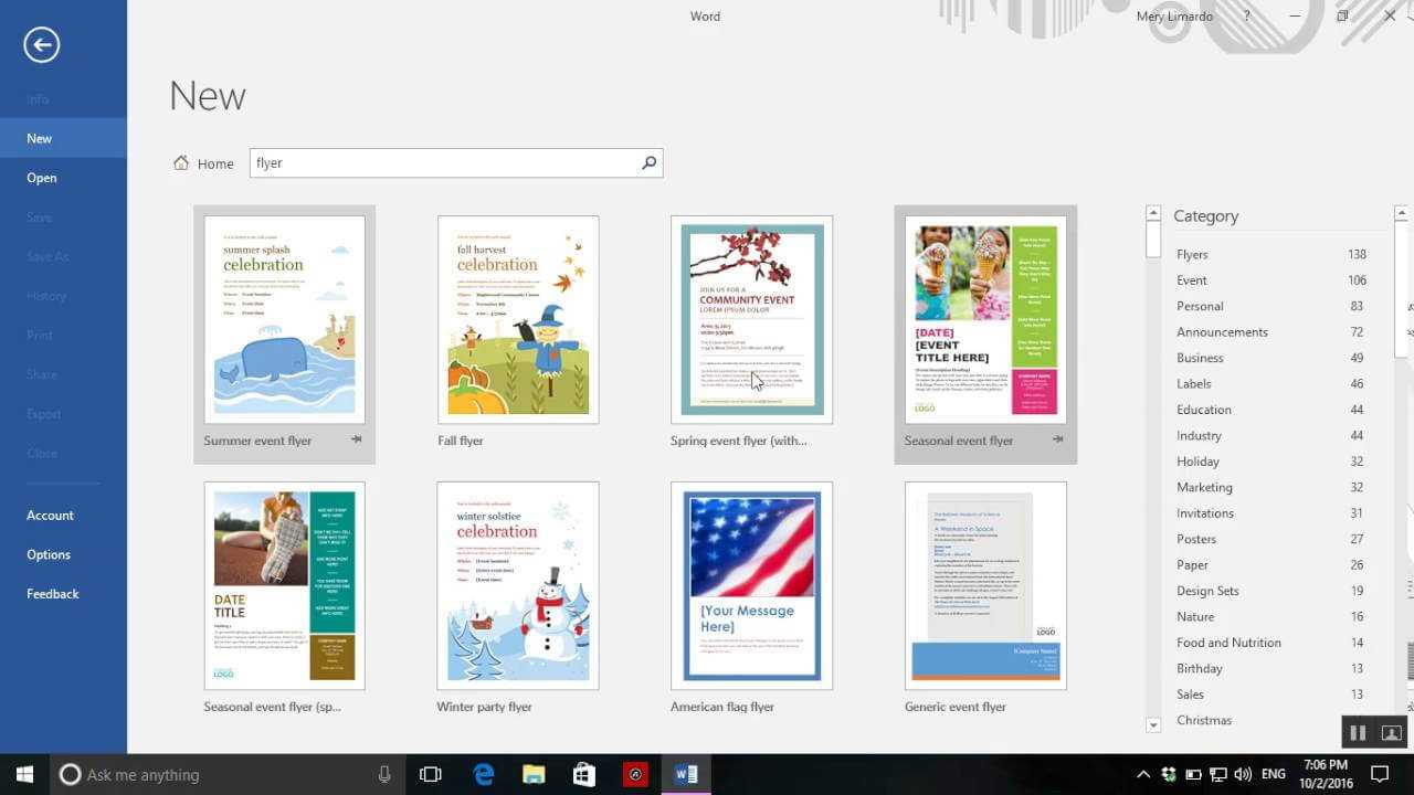 – How To Create A Flyer On Word 2016 With Templates For Flyers In Word