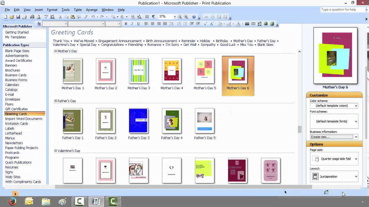 How To Create A Greeting Card With Microsoft Publisher Within Birthday Card Publisher Template