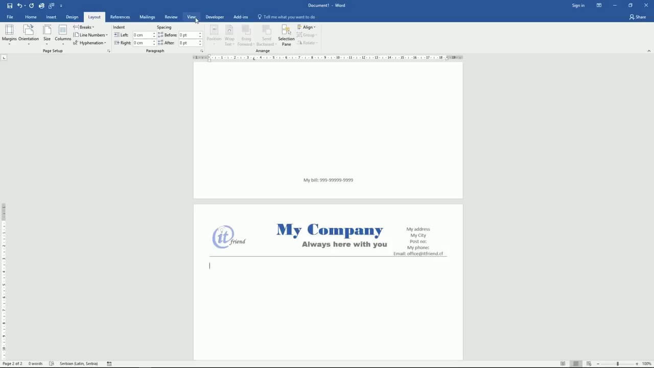 How To Create A Memo In Microsoft Word 2013/2016 | Tips And Tricks  [Itfriend] #itfriend #diy In Memo Template Word 2013