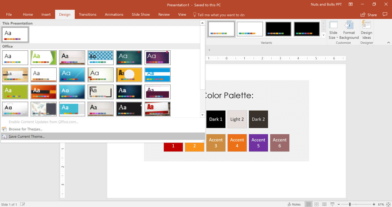 How To Create A Powerpoint Theme (Step By Step) Inside How To Save A Powerpoint Template