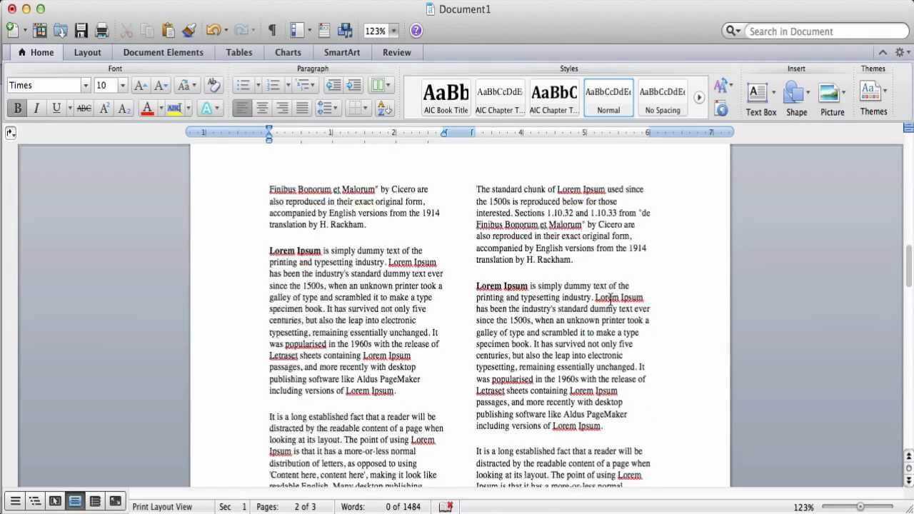 How To Create Columns In Microsoft Word Inside 3 Column Word Template