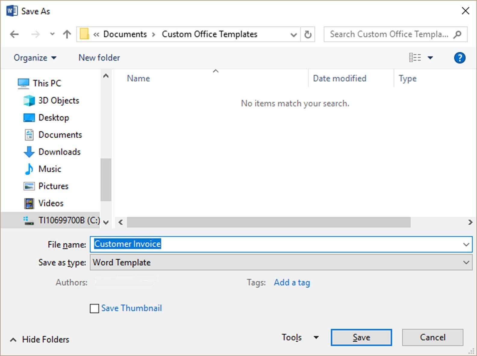 How To Save A Template In Word