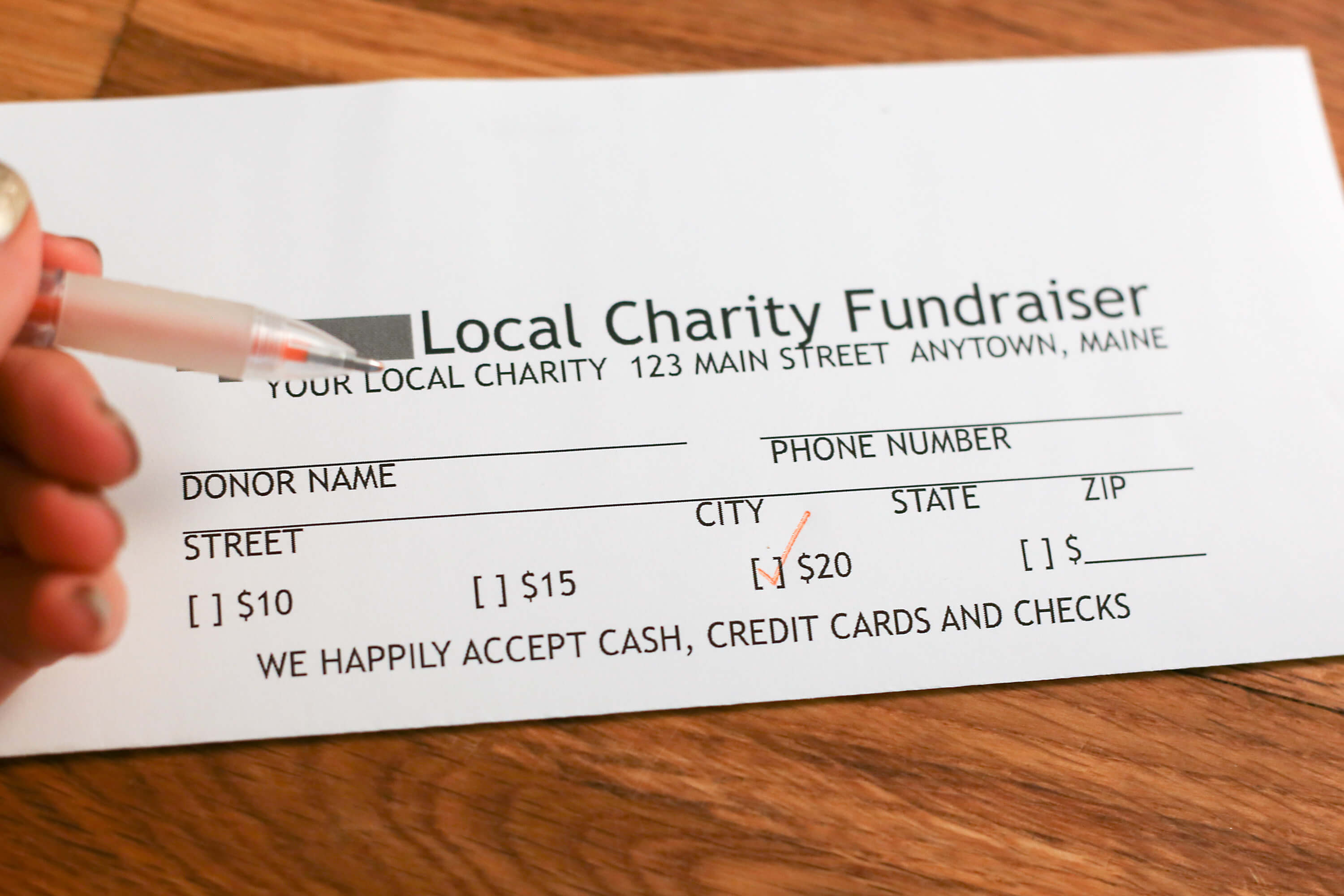 How To Create Pledge Cards Intended For Fundraising Pledge Card Template