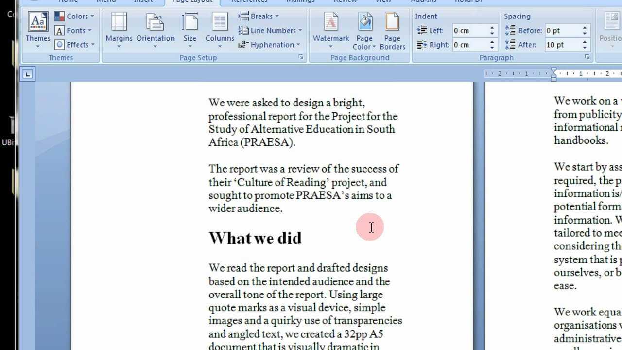 How To Create Printable Booklets In Microsoft Word 2007 & 2010 Stepstep  Tutorial Within Booklet Template Microsoft Word 2007